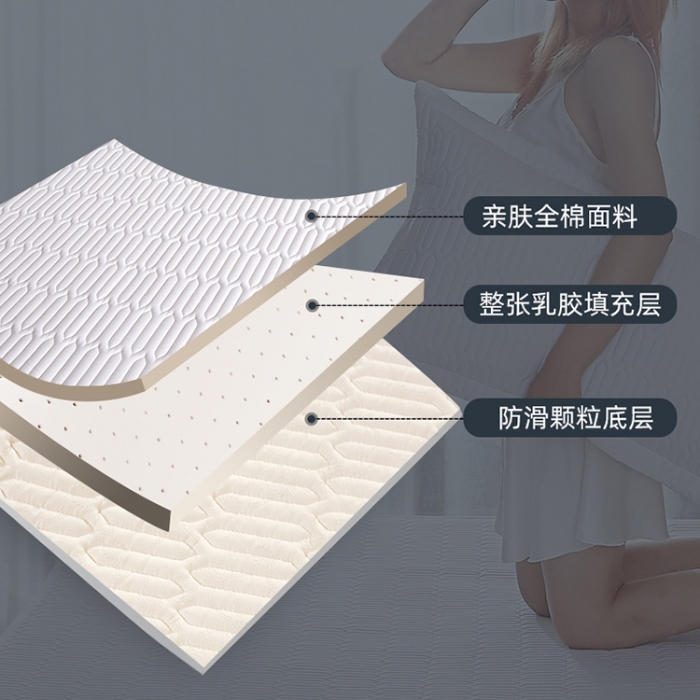91家纺网 家纺一手货源 找家纺 （总）鑫钰 2023新款全棉乳胶床护垫