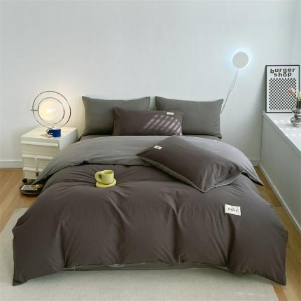 91家纺网 家纺一手货源 找家纺 （总）798家纺 2022新款纯色全棉水洗棉四件套