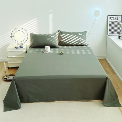 91家纺网 家纺一手货源 找家纺 （总）798家纺 2022新款纯色全棉水洗棉单品床单