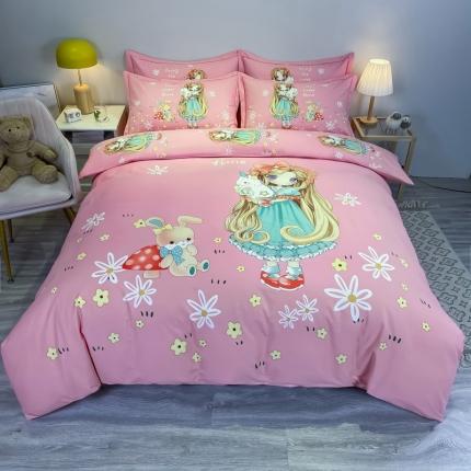 91家纺网 家纺一手货源 找家纺 （总）金爱家 2023新款大版卡通磨毛四件套