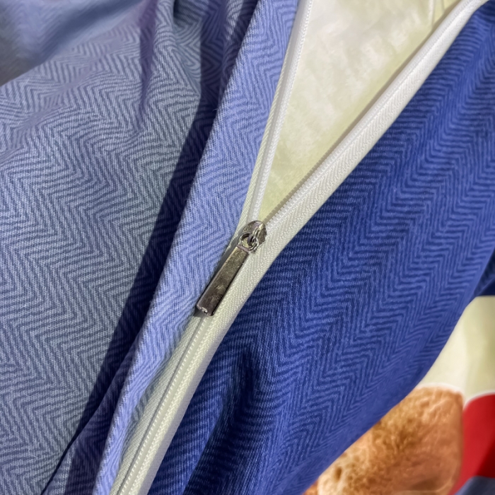 91家纺网 家纺一手货源 找家纺 金爱家 2023新款大版卡通磨毛四件套 童趣乐年