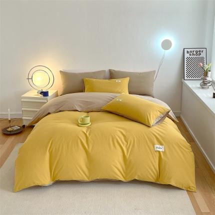 91家纺网 家纺一手货源 找家纺 （总）798家纺 2022新款纯色全棉水洗棉单品被套