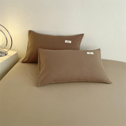 91家纺网 家纺一手货源 找家纺 （总）798家纺 2022新款纯色全棉水洗棉枕套一对