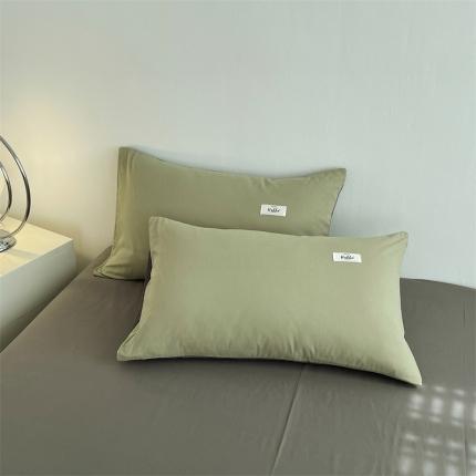 91家纺网 家纺一手货源 找家纺 （总）798家纺 2022新款纯色全棉水洗棉枕套一对