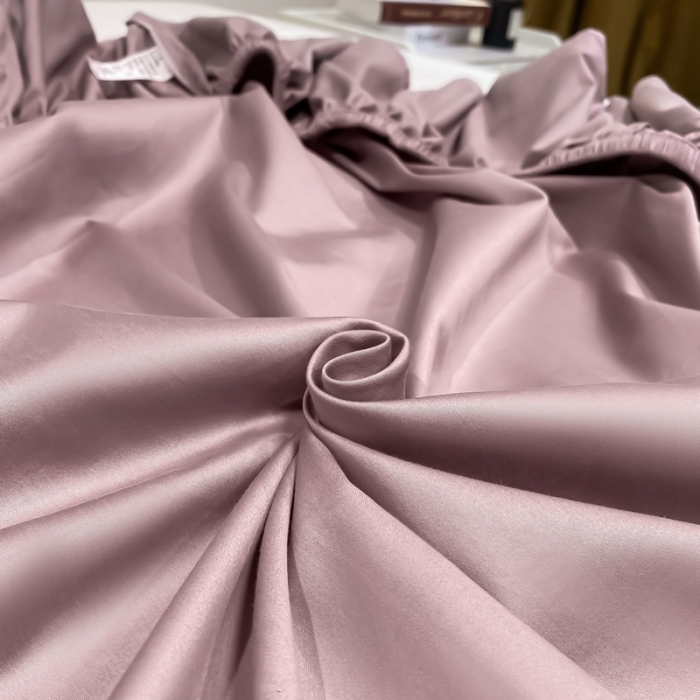 91家纺网 家纺一手货源 找家纺 A类50支贡缎全棉床笠单件防尘保护套全包纯棉床罩 梵克-香芋紫