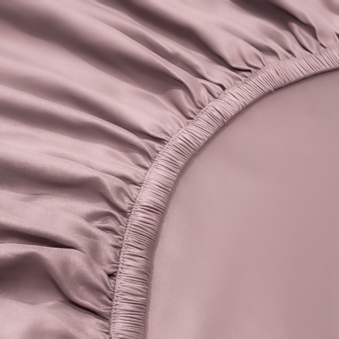 91家纺网 家纺一手货源 找家纺 A类50支贡缎全棉床笠单件防尘保护套全包纯棉床罩 梵克-香芋紫