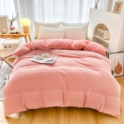 91家纺网 家纺一手货源 找家纺 （总）锦罗绣 2024新款230克牛奶绒烂花单品被套