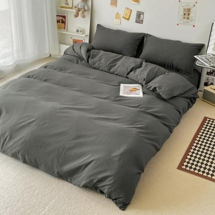 91家纺网 家纺一手货源 找家纺 （总）蓝淋家纺 2022新款纯色双拼四件套