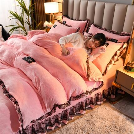 （总）铠畅 2022新款牛奶绒四件套-倾城系列