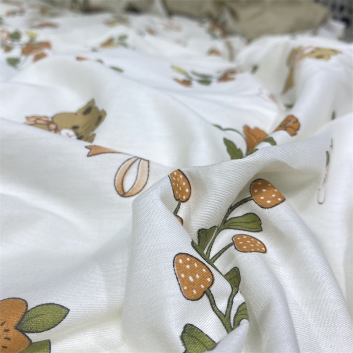 91家纺网 家纺一手货源 找家纺 棉生活 2022新款韩系花边碎花四件套 悠悠熊