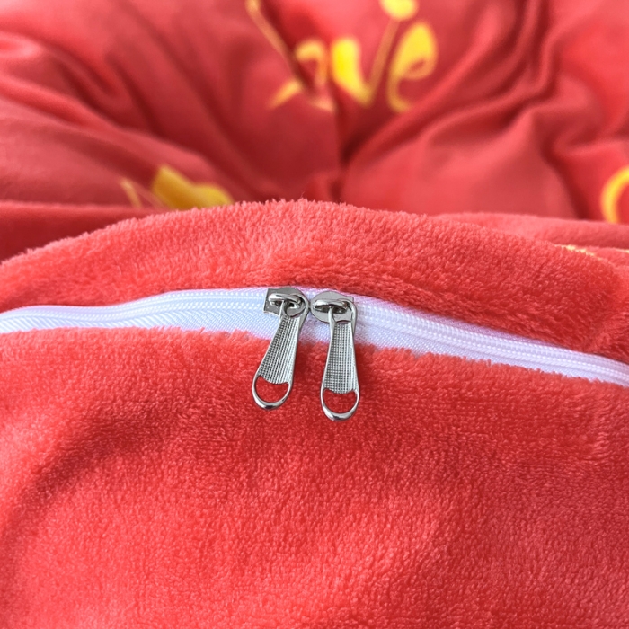 91家纺网 家纺一手货源 找家纺 2024新230克牛奶绒印花四件套 定做定制任意尺寸 爱意浓