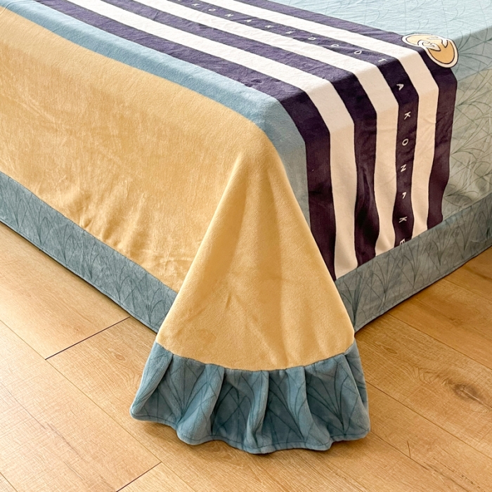 91家纺网 家纺一手货源 找家纺 2024新230克牛奶绒印花四件套定做定制任意尺寸 巴黎之约