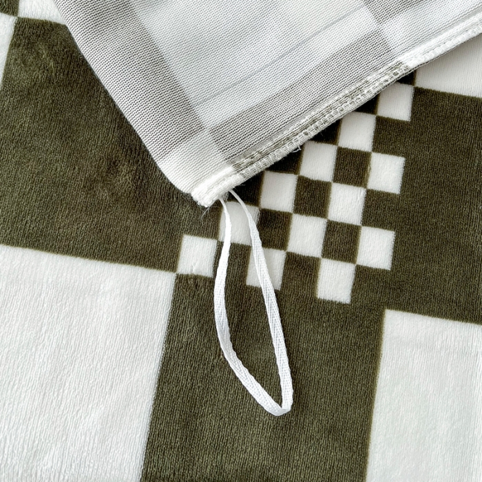 91家纺网 家纺一手货源 找家纺 2024新230克牛奶绒印花四件套定做定制任意尺寸格调-墨绿