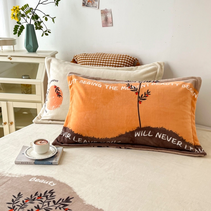 91家纺网 家纺一手货源 找家纺 2024新230克牛奶绒印花四件套定做定制任意尺寸 印象风范