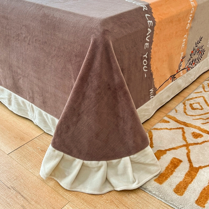 91家纺网 家纺一手货源 找家纺 2024新230克牛奶绒印花四件套定做定制任意尺寸 印象风范