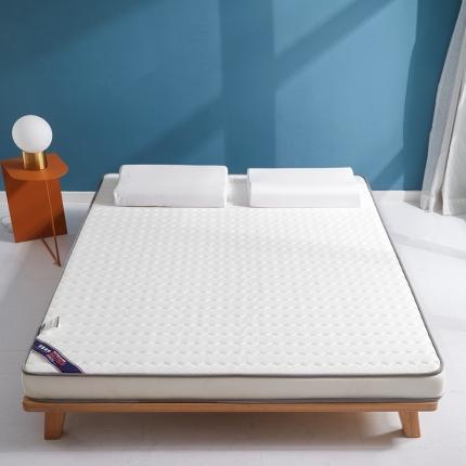 米乐床垫 2022新款牛奶针织立体曲线乳胶床垫 立体曲线-白