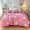 91家纺网 家纺一手货源 找家纺 2024新款230克牛奶绒印花单品被套 可定制尺寸 晚安熊-粉