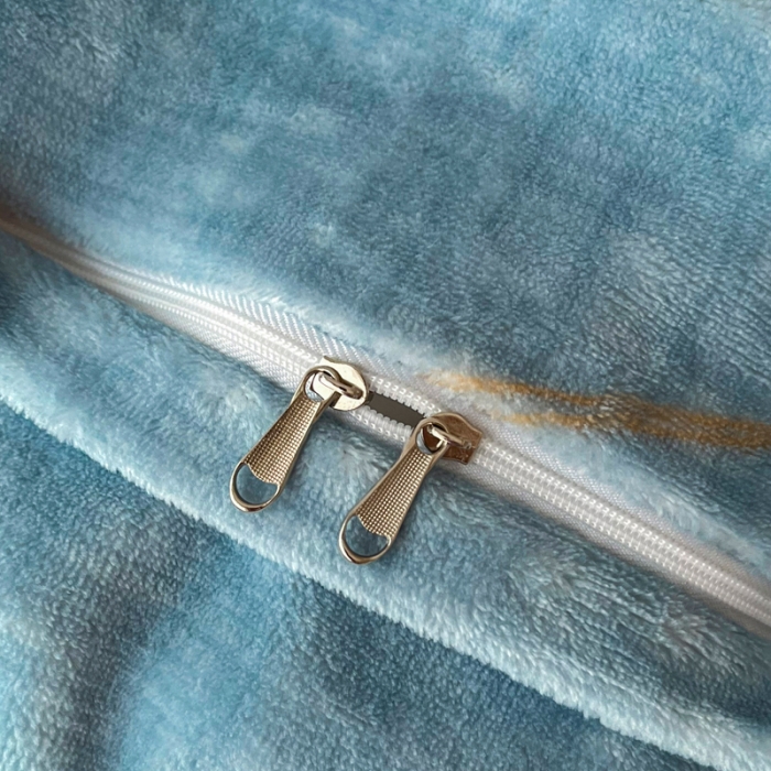 91家纺网 家纺一手货源 找家纺 2024新款230克牛奶绒印花单品被套 可定制尺寸 荷塘月色