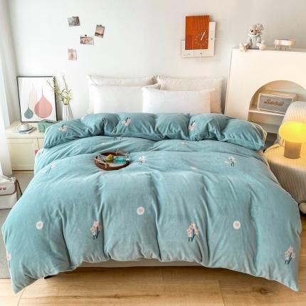 2024新款230克牛奶绒印花单品被套 可定制尺寸 静香