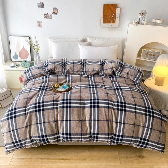 91家纺网 家纺一手货源 找家纺 2024新款230克牛奶绒印花单品被套 可定制尺寸 克洛格林