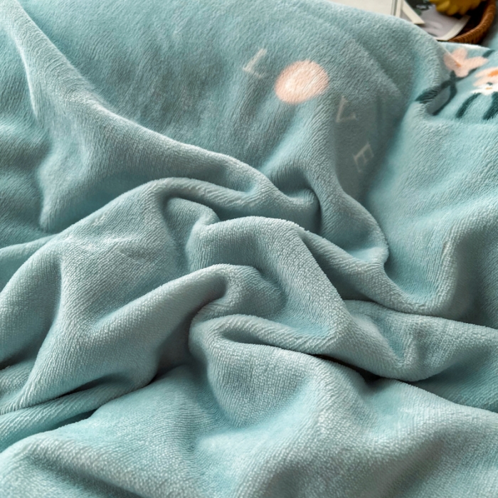 91家纺网 家纺一手货源 找家纺 2024新款230克牛奶绒印花单品被套 可定制尺寸 静香