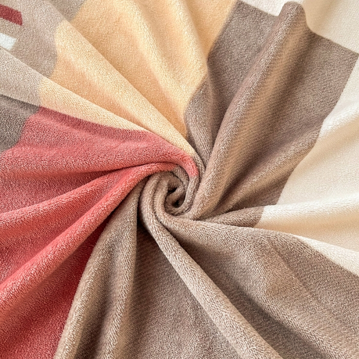 91家纺网 家纺一手货源 找家纺 2024新款230克牛奶绒印花单品被套 可定制尺寸 绅士