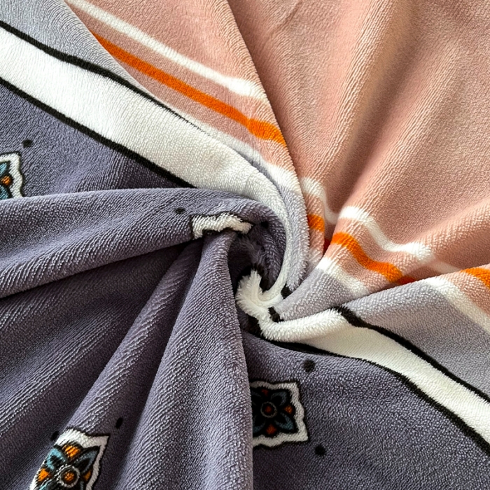 91家纺网 家纺一手货源 找家纺 2024新款230克牛奶绒印花单品床笠 可定做任意尺寸奥斯丁