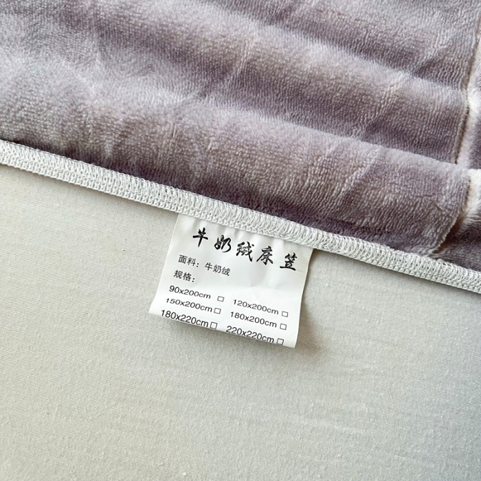 91家纺网 家纺一手货源 找家纺 2024新款230克牛奶绒印花单品床笠可定做任意尺寸北欧印象