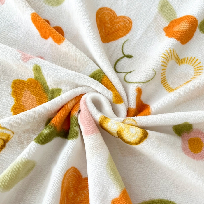 91家纺网 家纺一手货源 找家纺 2024新款230克牛奶绒印花单品床笠 可定做任意尺寸 春晓