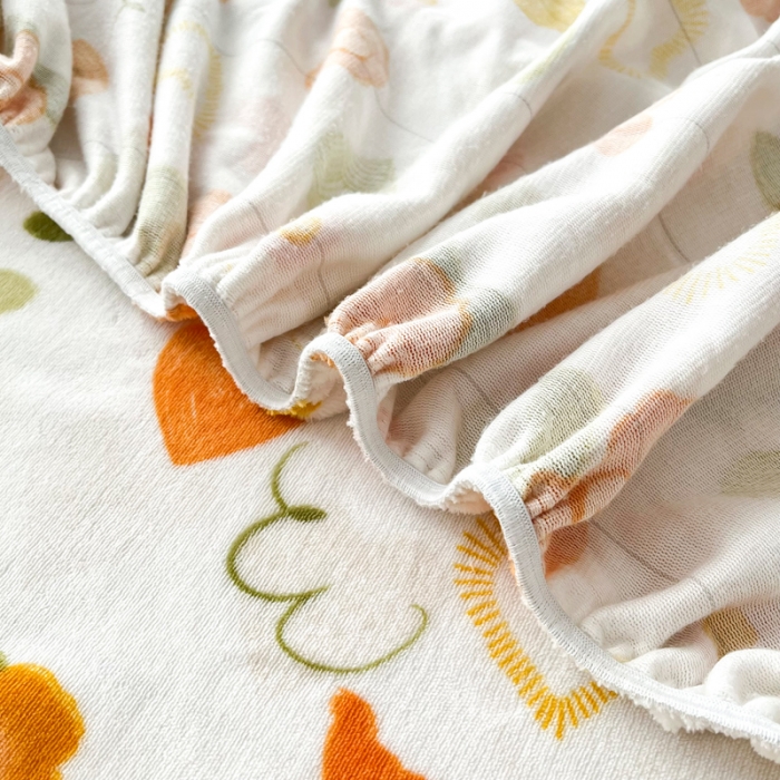 91家纺网 家纺一手货源 找家纺 2024新款230克牛奶绒印花单品床笠 可定做任意尺寸 春晓