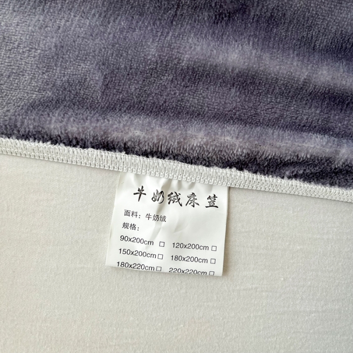 91家纺网 家纺一手货源 找家纺 2024新款230克牛奶绒印花单品床笠可定做任意尺寸经典米奇