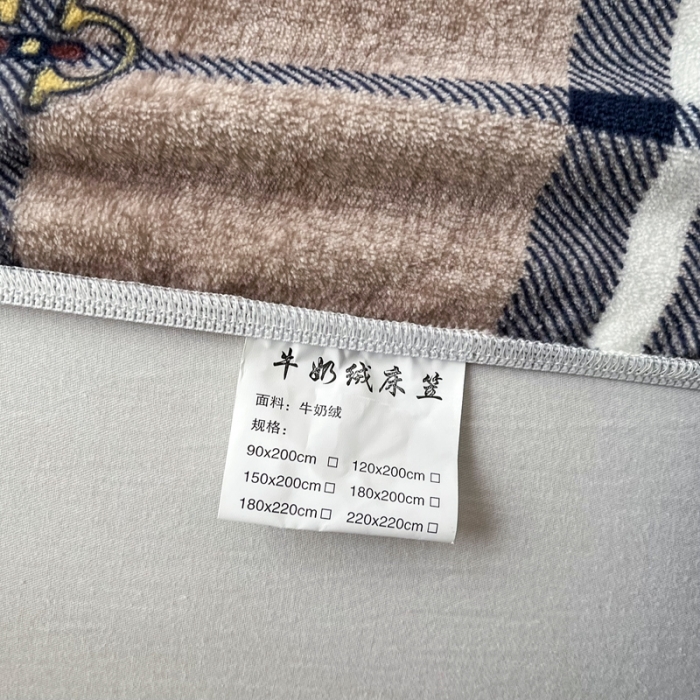 91家纺网 家纺一手货源 找家纺 2024新款230克牛奶绒印花单品床笠可定做任意尺寸克洛格林