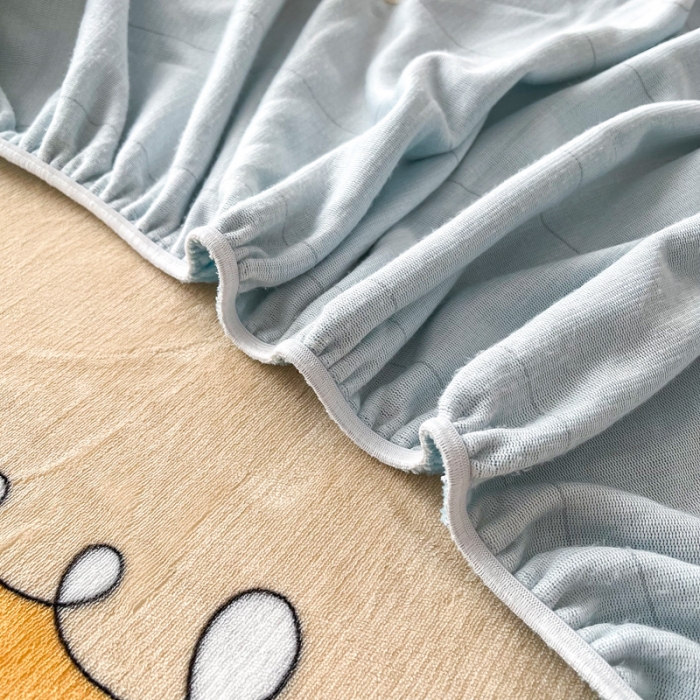 91家纺网 家纺一手货源 找家纺 2024新款230克牛奶绒印花单品床笠可定做任意尺寸恐龙乐园