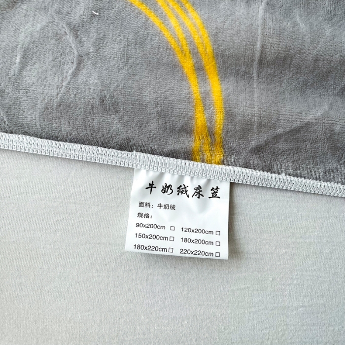 91家纺网 家纺一手货源 找家纺 2024新款230克牛奶绒印花单品床笠可定做任意尺寸浪漫情调