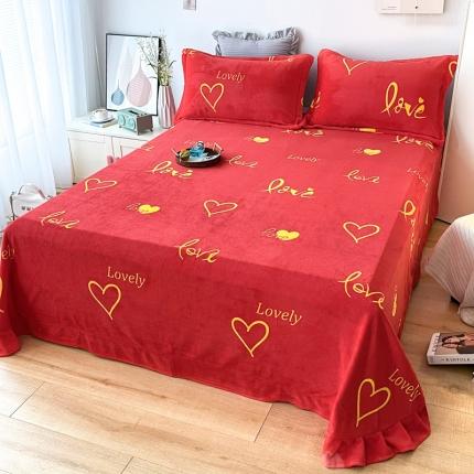 91家纺网 家纺一手货源 找家纺 （总）锦罗绣 2024新款230克牛奶绒印花单品床单