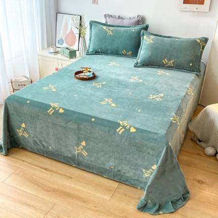 91家纺网 家纺一手货源 找家纺 （总）锦罗绣 2024新款230克牛奶绒印花单品床单