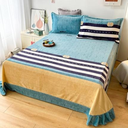 91家纺网 家纺一手货源 找家纺 （总）锦罗绣 2024新款230克牛奶绒印花单品床单