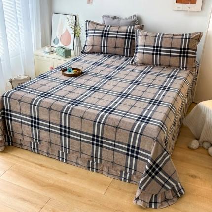 91家纺网 家纺一手货源 找家纺 （总）锦罗绣 2024新款230克牛奶绒印花单品床单