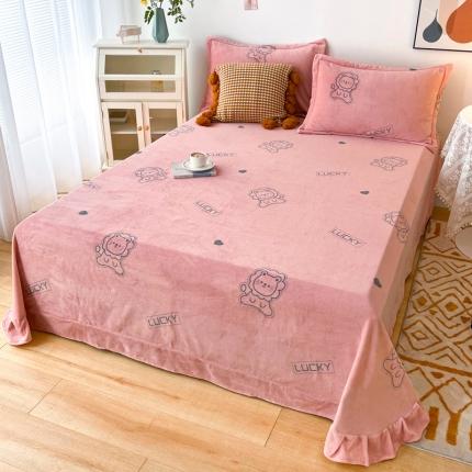 91家纺网 家纺一手货源 找家纺 （总）锦罗绣 2024新款230克牛奶绒印花单品床单