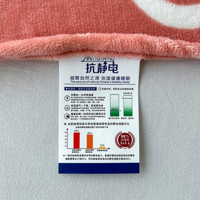 91家纺网 家纺一手货源 找家纺 锦罗绣 2024新款230克牛奶绒印花单品床单 古驰