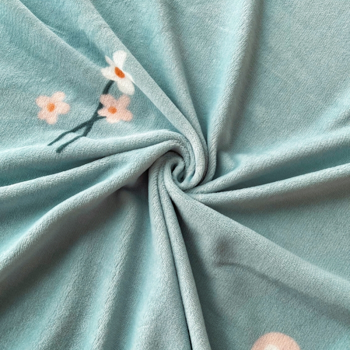 91家纺网 家纺一手货源 找家纺 锦罗绣 2024新款230克牛奶绒印花单品床单 静香