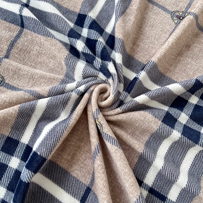 91家纺网 家纺一手货源 找家纺 锦罗绣 2024新款230克牛奶绒印花单品床单 克洛格林