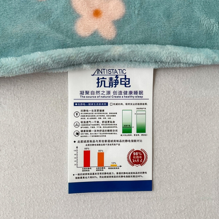 91家纺网 家纺一手货源 找家纺 锦罗绣 2024新款230克牛奶绒印花单品床单 静香