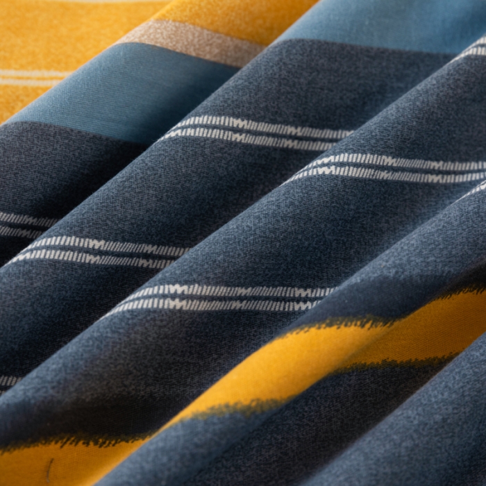 91家纺网 家纺一手货源 找家纺 青竹苑 2022新款全棉磨毛印花四件套 誓言-黄