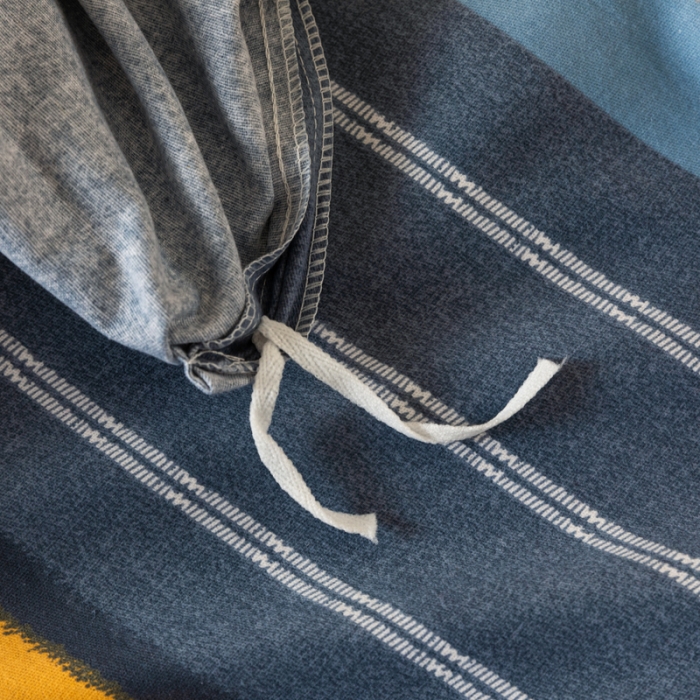 91家纺网 家纺一手货源 找家纺 青竹苑 2022新款全棉磨毛印花四件套 誓言-黄