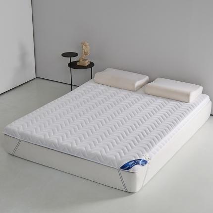 91家纺网 家纺一手货源 找家纺 锦丝钰床垫 2023新款A类乳胶抗菌大豆床垫 白色