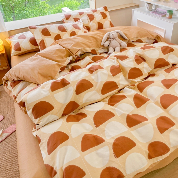 91家纺网 家纺一手货源 找家纺 芊寻家居   2024新款全棉13372印花四件套 罗伯特