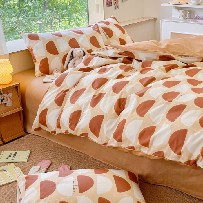 91家纺网 家纺一手货源 找家纺 芊寻家居   2024新款全棉13372印花四件套 罗伯特