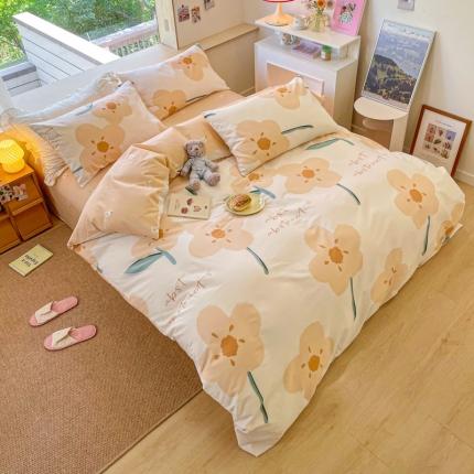 芊寻家居   2024新款全棉13372印花四件套 小幸运