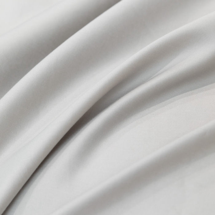 91家纺网 家纺一手货源 找家纺 高级感简约贡缎长绒棉纯色双拼床上四件套全棉被套烟墨灰+雅士灰